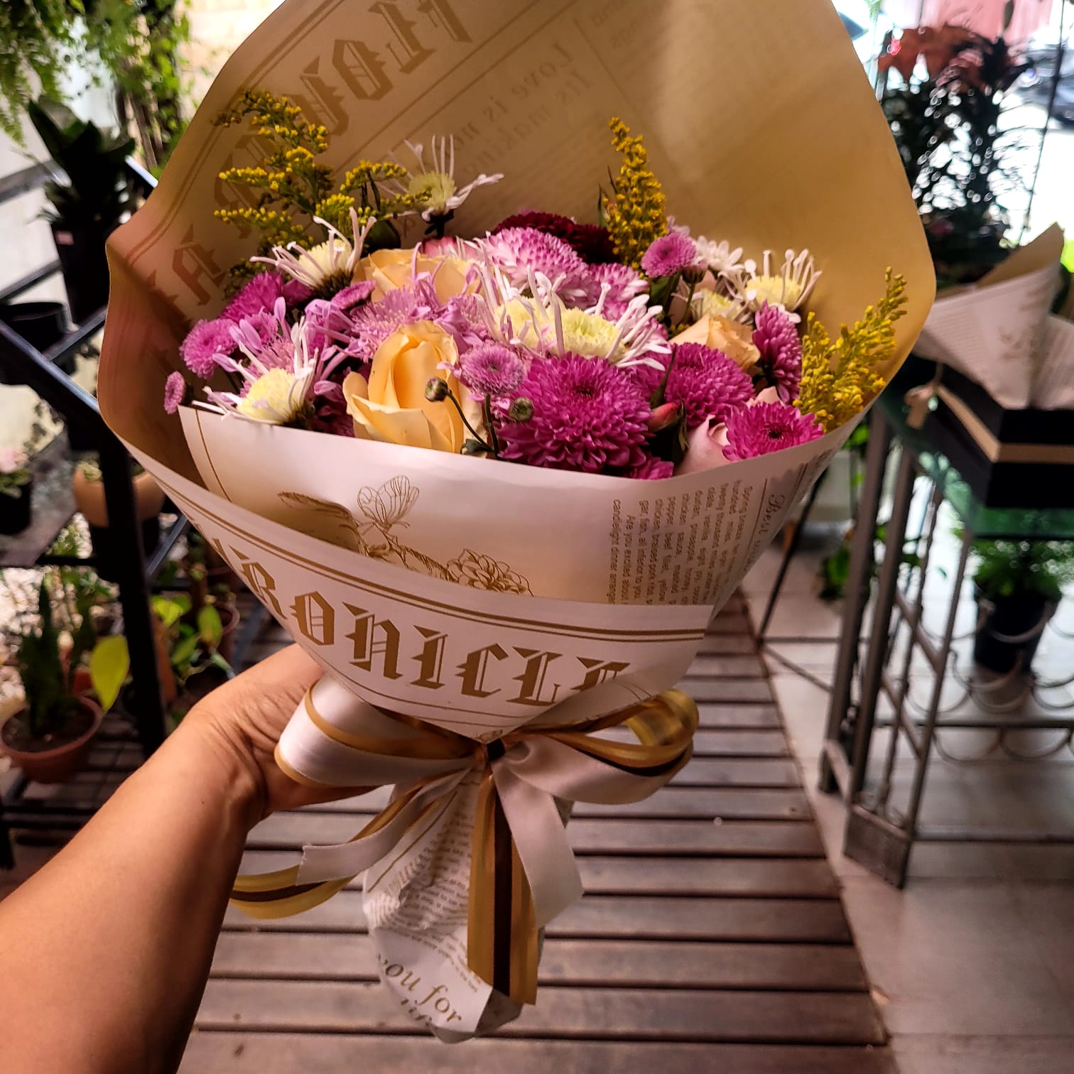 buque misto flores do campo