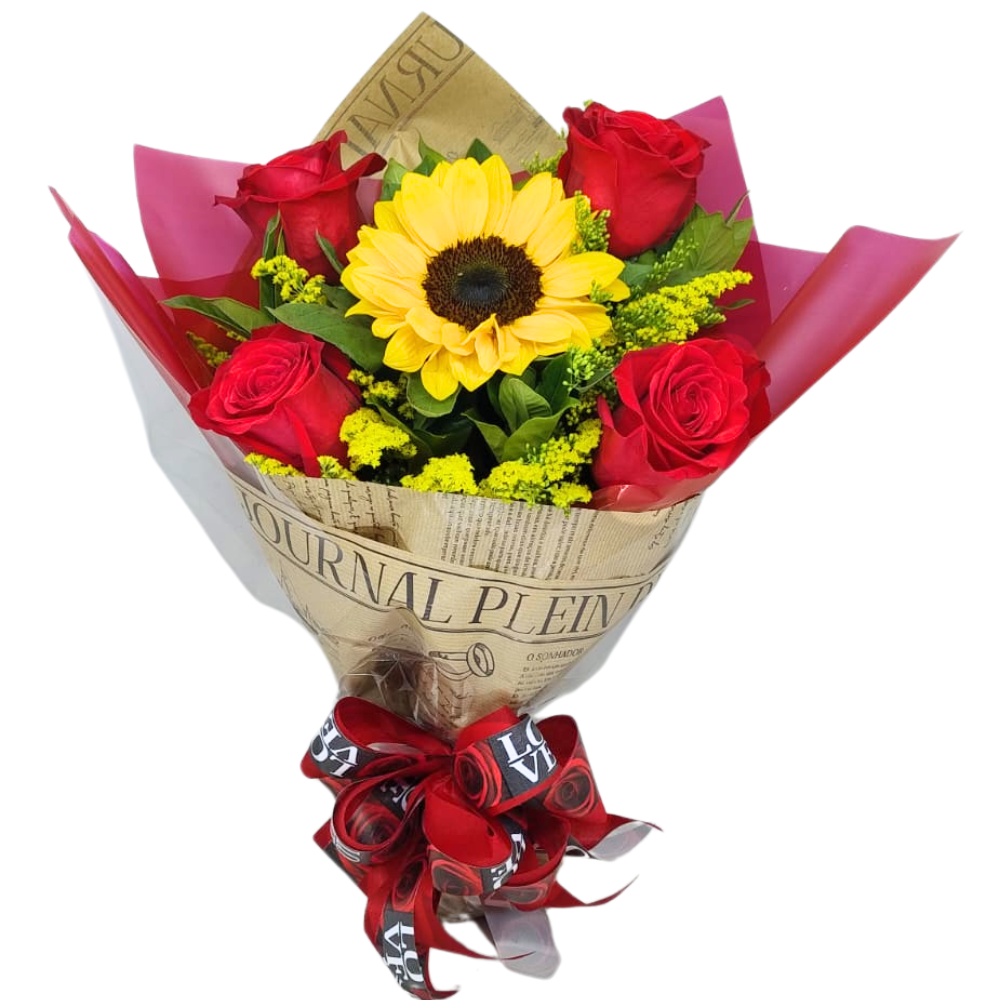 Buqu de Rosas Romntico